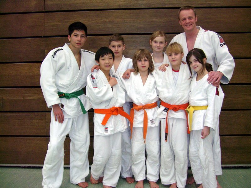 Trainer Mark und die Trainingscamp Teilnehmer