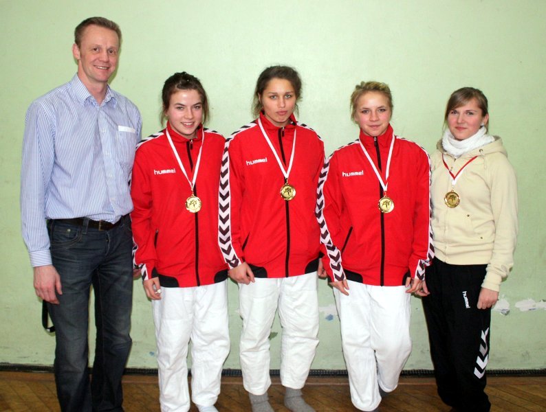 Annika, Rosa, Ann-Kristin und Jana