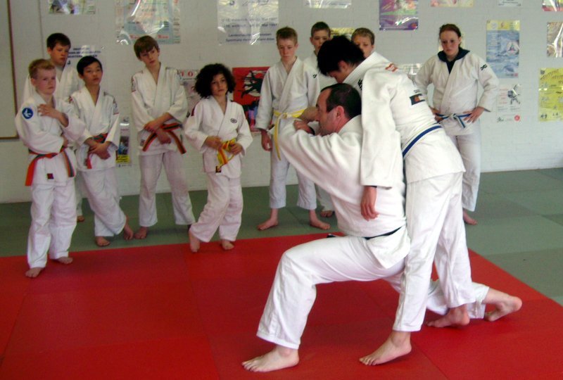 Freddie zeigt Seoi nage