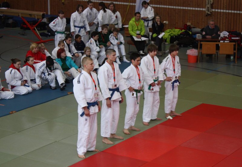 Startaufstellung Jungen