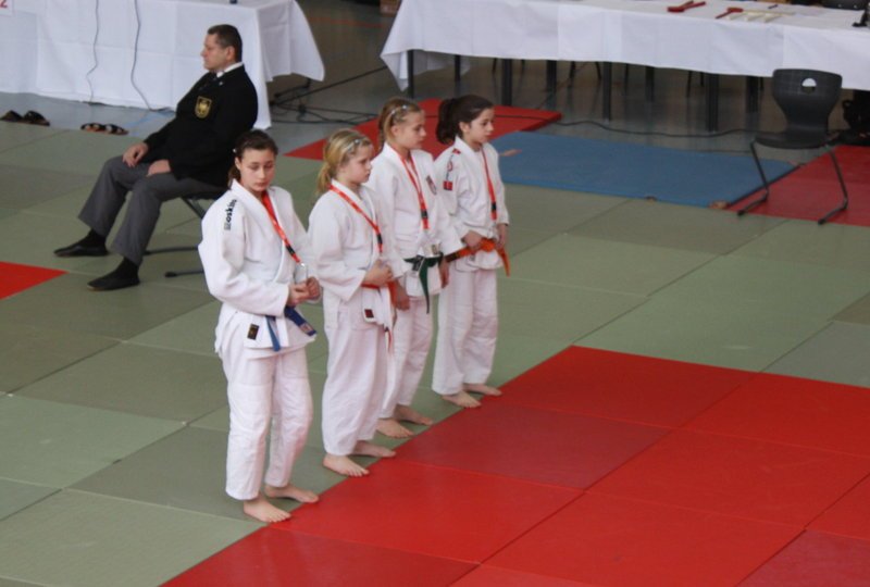 Startaufstellung Mädchen