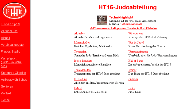 Screenshot vom November 1999