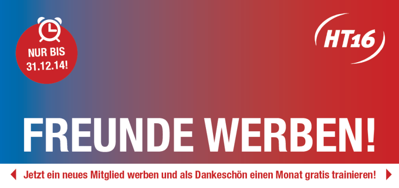 Aktionsflyer Freunde werben