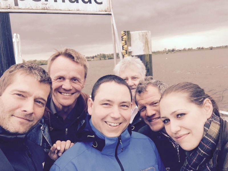 Sven, Mark, Christian, Werner, Ingmar und Amneh (v.l.n.r.)