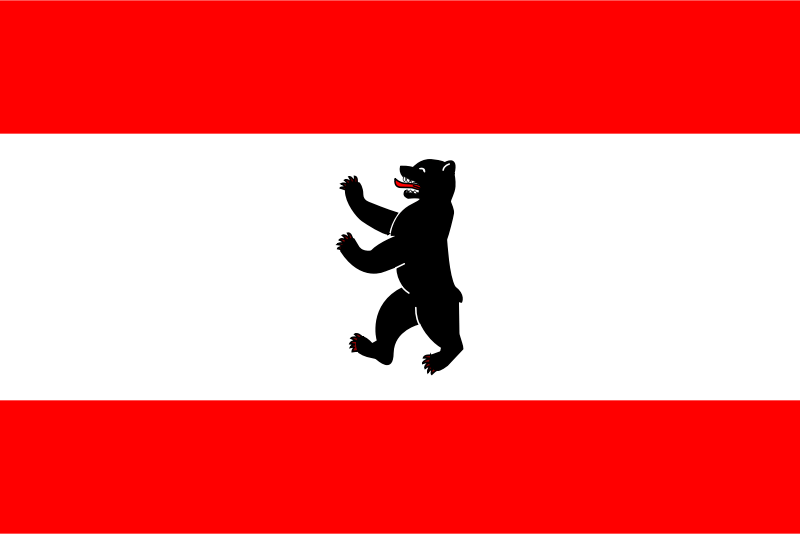 Flagge von Berlin