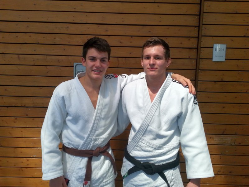 Simon und Marvin nach ihren Einsätzen