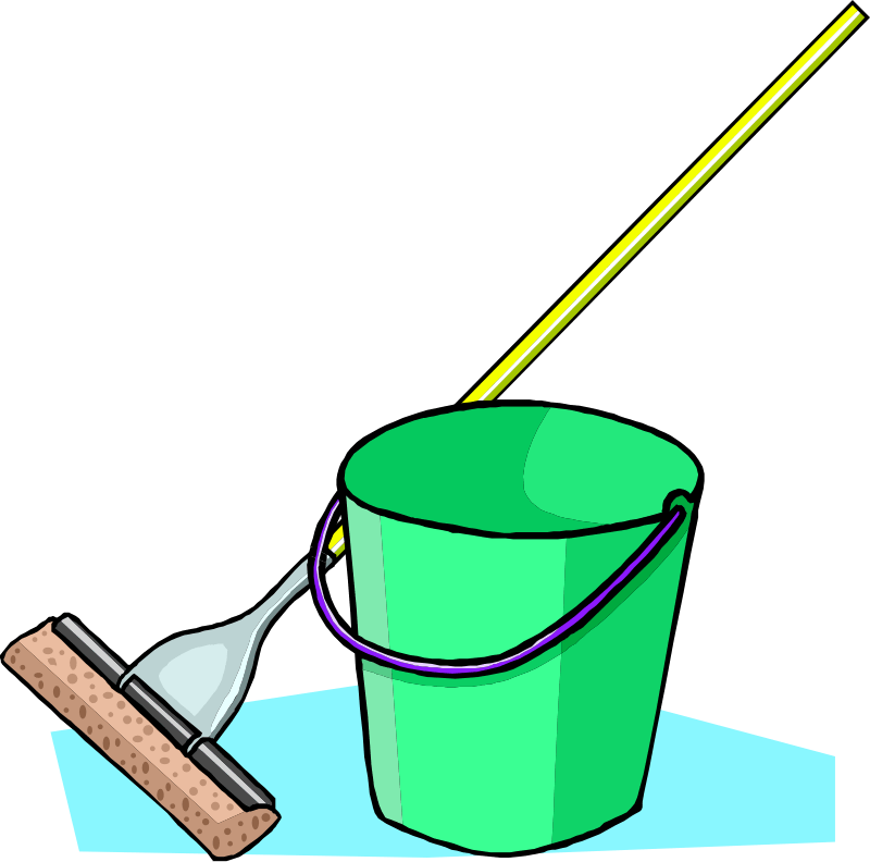 Wischeimer und Reinigungsgerät