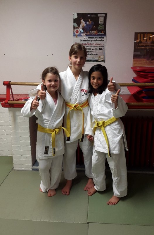 Die drei HT16 Starterinnen der HHMM U12