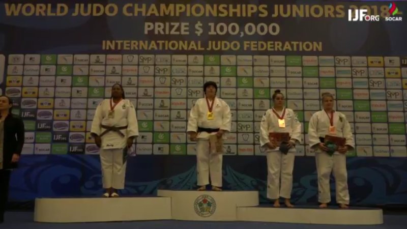 Siegerehrung mit Renèe. 