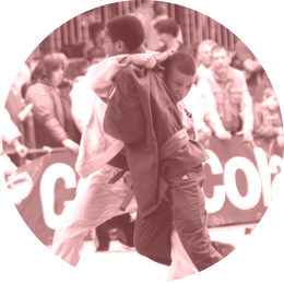Jan-Hendrik im weißen Judogi
