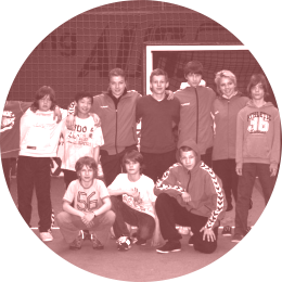 HT16er beim Indoor-Soccer