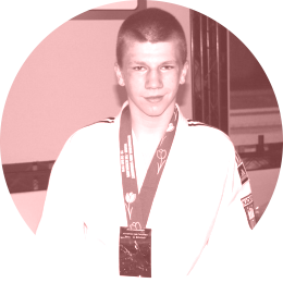 Jan-Hendrik mit Medaille