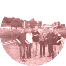 Abteilungsvorstand: Sven, Amneh, Mark, Christian, Werner und Ingmar