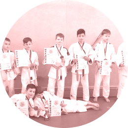 Die U13 Mannschaft der HT16 Judoka